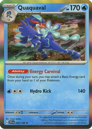 Quaquaval 54 - SV01 Scarlet & Violet Base Set Holofoil - Poke-Collect