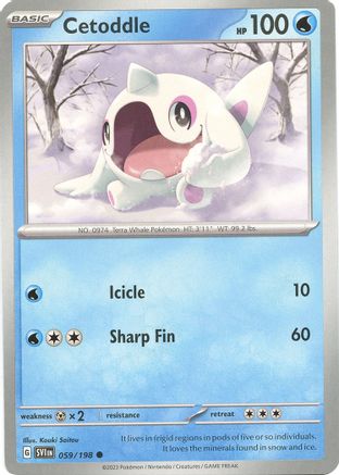 Cetoddle - 059/198 59 - SV01 Scarlet & Violet Base Set - Poke-Collect