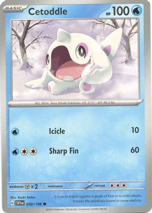 Cetoddle - 059/198 59 - SV01 Scarlet & Violet Base Set - Poke-Collect