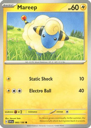 Mareep 66 - SV01 Scarlet & Violet Base Set Reverse Holofoil - Poke-Collect