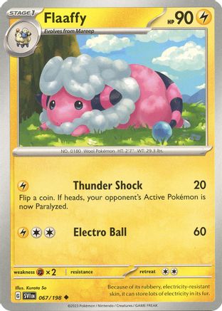 Flaaffy 67 - SV01 Scarlet & Violet Base Set Reverse Holofoil - Poke-Collect