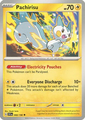 Pachirisu - 068/198 68 - SV01 Scarlet & Violet Base Set Reverse Holofoil - Poke-Collect