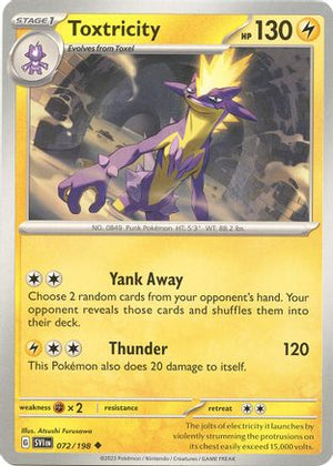 Toxtricity 72 - SV01 Scarlet & Violet Base Set - Poke-Collect