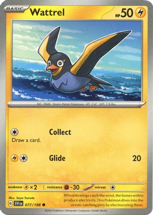 Wattrel - 077/198 77 - SV01 Scarlet & Violet Base Set - Poke-Collect