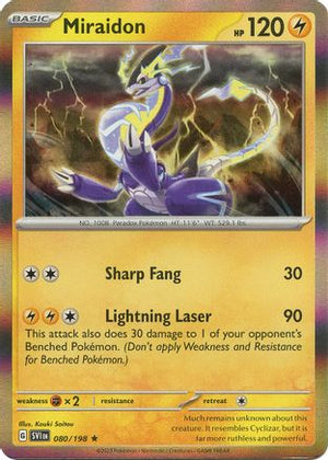 Miraidon 80 - SV01 Scarlet & Violet Base Set Reverse Holofoil - Poke-Collect