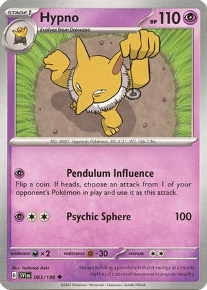 Hypno 83 - SV01 Scarlet & Violet Base Set Reverse Holofoil - Poke-Collect