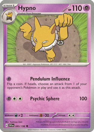 Hypno 83 - SV01 Scarlet & Violet Base Set - Poke-Collect