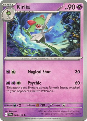Kirlia - 085/198 85 - SV01 Scarlet & Violet Base Set Reverse Holofoil - Poke-Collect