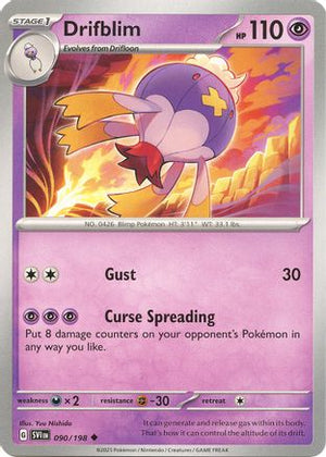 Drifblim 90 - SV01 Scarlet & Violet Base Set Reverse Holofoil - Poke-Collect
