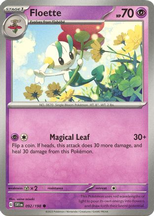 Floette 92 - SV01 Scarlet & Violet Base Set Reverse Holofoil - Poke-Collect