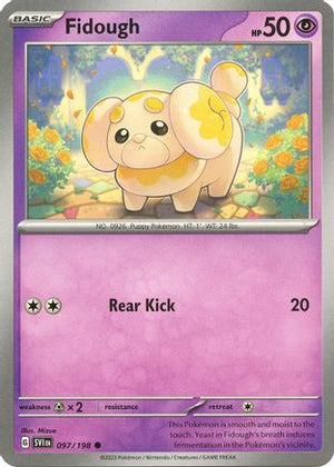 Fidough - 097/198 97 - SV01 Scarlet & Violet Base Set Reverse Holofoil - Poke-Collect