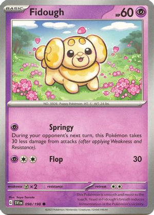 Fidough - 098/198 98 - SV01 Scarlet & Violet Base Set Reverse Holofoil - Poke-Collect