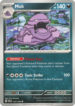 Muk 127 - SV01 Scarlet & Violet Base Set Reverse Holofoil - Poke-Collect