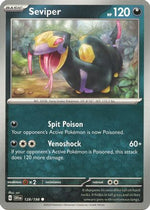 Seviper 128 - SV01 Scarlet & Violet Base Set Reverse Holofoil - Poke-Collect