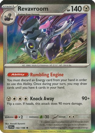 Revavroom 142 - SV01 Scarlet & Violet Base Set Reverse Holofoil - Poke-Collect