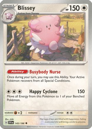 Blissey 145 - SV01 Scarlet & Violet Base Set - Poke-Collect