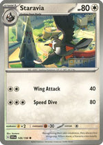 Staravia 149 - SV01 Scarlet & Violet Base Set Reverse Holofoil - Poke-Collect