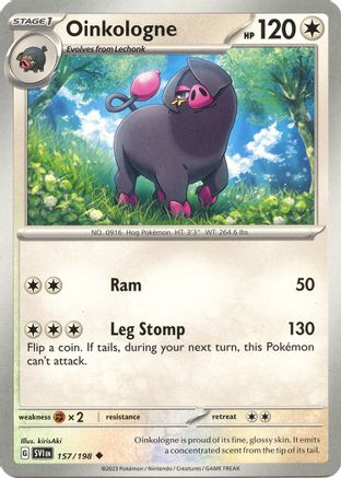 Oinkologne 157 - SV01 Scarlet & Violet Base Set Reverse Holofoil - Poke-Collect