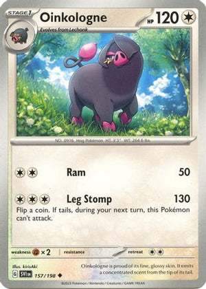 Oinkologne 157 - SV01 Scarlet & Violet Base Set Reverse Holofoil - Poke-Collect