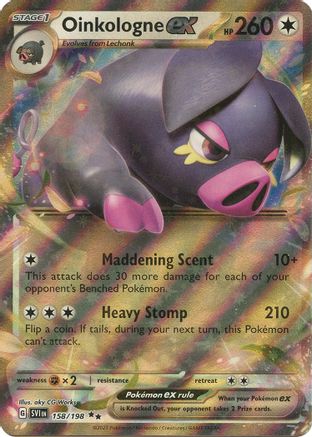 Oinkologne ex - 158/198 158 - SV01 Scarlet & Violet Base Set Holofoil - Poke-Collect