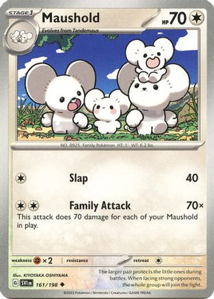 Maushold 161 - SV01 Scarlet & Violet Base Set Reverse Holofoil - Poke-Collect