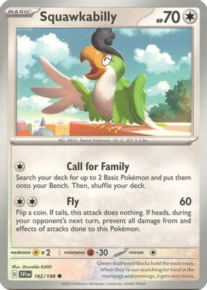 Squawkabilly 162 - SV01 Scarlet & Violet Base Set - Poke-Collect