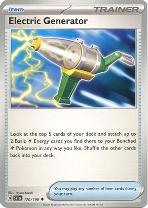 Electric Generator 170 - SV01 Scarlet & Violet Base Set Reverse Holofoil - Poke-Collect