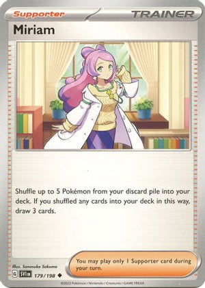 Miriam - 179/198 179 - SV01 Scarlet & Violet Base Set - Poke-Collect