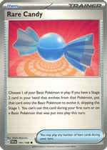 Rare Candy - 191/198 191 - SV01 Scarlet & Violet Base Set Reverse Holofoil - Poke-Collect