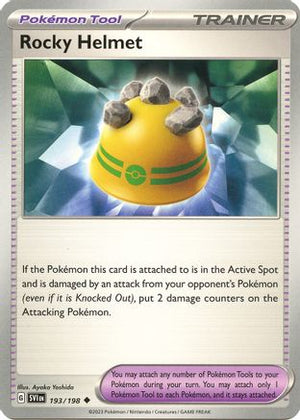 Rocky Helmet 193 - SV01 Scarlet & Violet Base Set Reverse Holofoil - Poke-Collect