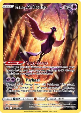 Galarian Articuno - SWSH282 SWSH282 - SWSH Sword & Shield Promo Cards Holofoil - Poke-Collect