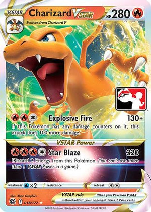 Charizard VSTAR 18 - Prize Pack Series Cards Holofoil