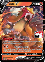 Entei V 22 - Prize Pack Series Cards Holofoil - Poke-Collect