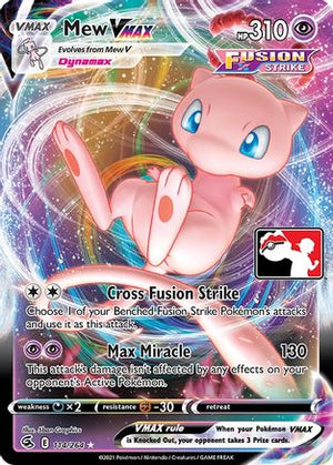 Mew VMAX 114 - Prize Pack Series Cards Holofoil - Poke-Collect