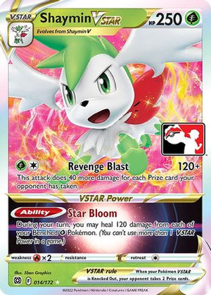 Shaymin VSTAR 14 - Prize Pack Series Cards Holofoil - Poke-Collect