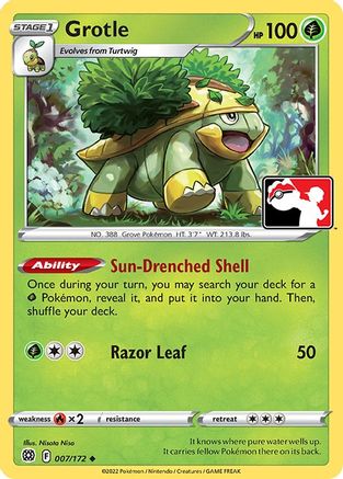 Grotle 7 - Prize Pack Series Cards - Poke-Collect