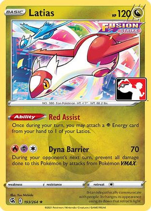 Latias 193 - Prize Pack Series Cards - Poke-Collect