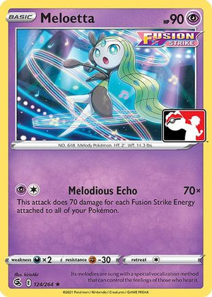 Meloetta 124 - Prize Pack Series Cards - Poke-Collect