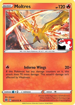 Moltres 21 - Prize Pack Series Cards - Poke-Collect