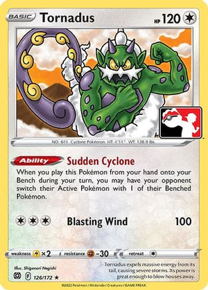 Tornadus 126 - Prize Pack Series Cards - Poke-Collect