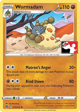 Wormadam (077) 77 - Prize Pack Series Cards - Poke-Collect