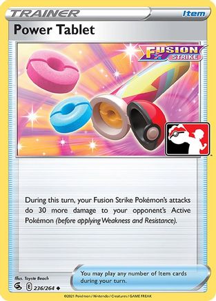 Power Tablet 236 - Prize Pack Series Cards Holofoil - Poke-Collect