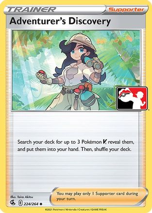 Adventurer's Discovery 224 - Prize Pack Series Cards - Poke-Collect
