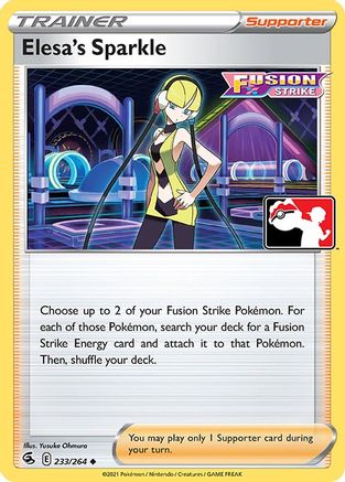Elesa's Sparkle 233 - Prize Pack Series Cards Holofoil - Poke-Collect