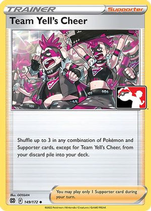 Team Yell's Cheer 149 - Prize Pack Series Cards - Poke-Collect