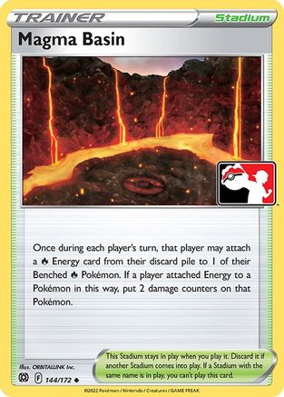 Magma Basin 144 - Prize Pack Series Cards Holofoil - Poke-Collect