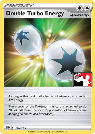 Double Turbo Energy 151 - Prize Pack Series Cards Holofoil - Poke-Collect
