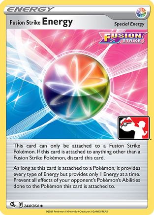 Fusion Strike Energy 244 - Prize Pack Series Cards Holofoil - Poke-Collect