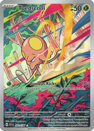 Toedscool - 201/198 201 - SV01 Scarlet & Violet Base Set Holofoil - Poke-Collect