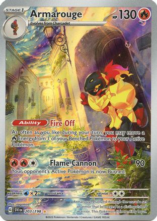Armarouge - 203/198 203 - SV01 Scarlet & Violet Base Set Holofoil - Poke-Collect